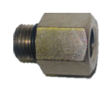 RK-641 | CONECTOR HEMBRA 1/4 NPT MACHO M16 NIQUEL