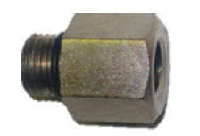 RK-642 | CONECTOR HEMBRA 1/4 NPT MACHO M14 NIQUEL