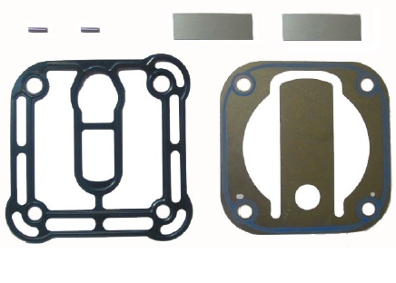 RK-90196 | REPUESTO PARA COMPRESOR KNORR DOBLE VALV DE ESCAPE PARA VW JUNTA DE LAMINA CON RECUBRIMIENTO DE NEOPRENO.